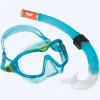 Discount Aqualung Combo snorkelsæt til børn (4-8) - Combo Mix - Lyseblå