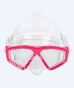 Clearance Aqualung Combo snorkelsæt til voksne - Saturn - Klar/lyserød