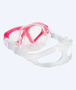 Clearance Aqualung Combo snorkelsæt til voksne - Saturn - Klar/lyserød