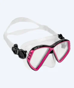 Hot Aqualung dykkermaske til børn (4-12) - Cub - Sort/pink