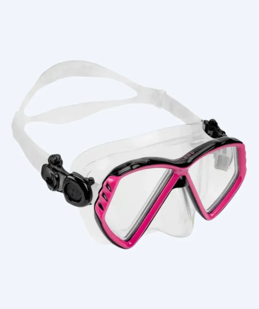 Hot Aqualung dykkermaske til børn (4-12) - Cub - Sort/pink