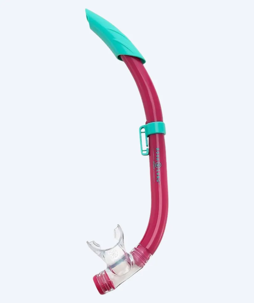 Sale Aqualung semi-dry snorkel til junior - Pike - Lyserød/turkis