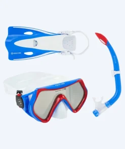 New Aqualung snorkelsæt til børn - Hero - Hvid/blå