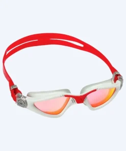 Outlet Aquasphere motions dykkerbriller - Kayenne Titanium - Rød/grå