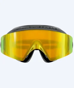 Hot Aquasphere svømmemaske - DEFY. Ultra Indigo - Sort/guld (Mirror linse)