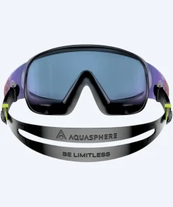 Hot Aquasphere svømmemaske - DEFY. Ultra Indigo - Sort/guld (Mirror linse)