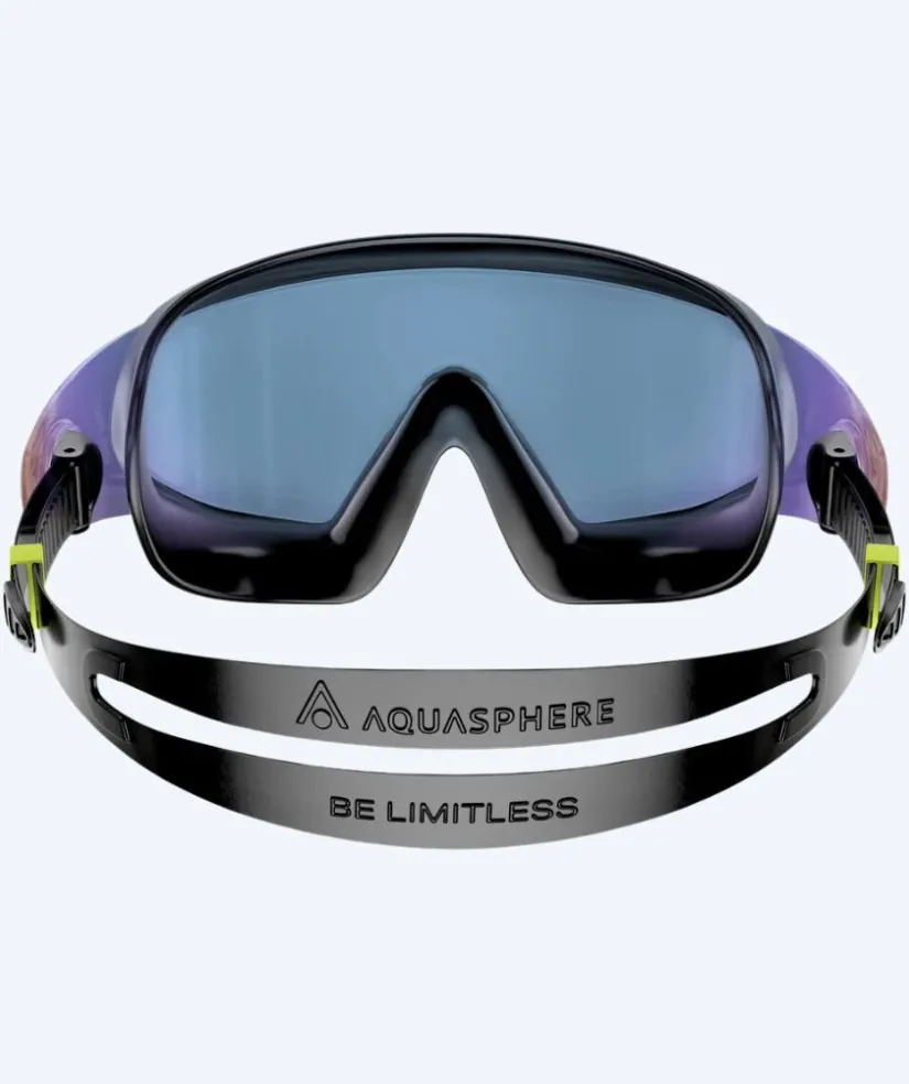 Hot Aquasphere svømmemaske - DEFY. Ultra Indigo - Sort/guld (Mirror linse)