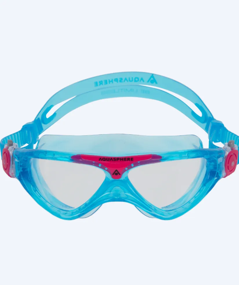 Hot Aquasphere svømmemaske til junior (6-12) - Vista - Klar/pink