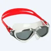 Discount Aquasphere svømmemaske - Vista - Hvid/rød (Smoke linse)