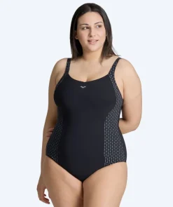 Hot Arena badedragt i plus size til damer - Bodylift Laura - Sort
