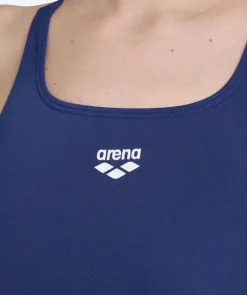 Hot Arena badedragt med ben til damer - Finding HL - Mørkeblå