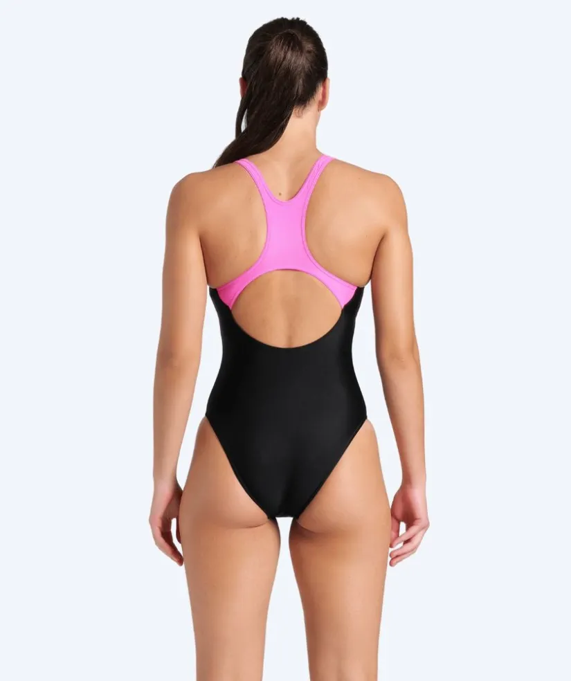 Clearance Arena badedragt til damer - Lights - Sort/pink