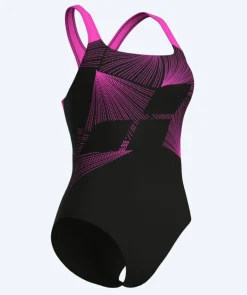 Clearance Arena badedragt til damer - Lights - Sort/pink
