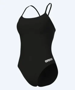 Clearance Arena badedragt til damer - Solid Lace Back - Sort