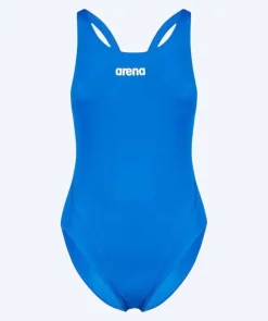 Clearance Arena badedragt til damer - Solid Swim Tech High - Blå