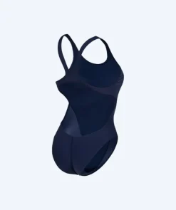 Online Arena badedragt til damer - Team Swim Tech Solid - Mørkeblå