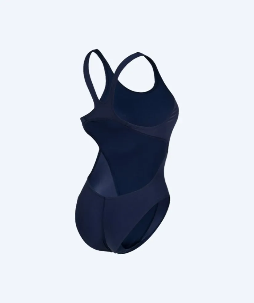 Online Arena badedragt til damer - Team Swim Tech Solid - Mørkeblå
