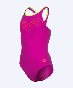 Outlet Arena badedragt til piger - Bay Swim Pro Back - Pink/grøn