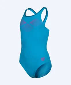 Hot Arena badedragt til piger - Bay Swim Pro Back - Lyseblå/pink