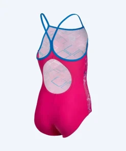 Clearance Arena badedragt til piger - Daly Light Drop Back - Lyserød/lilla