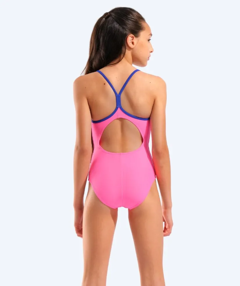 Best Arena badedragt til piger - Light Drop Solid - Pink
