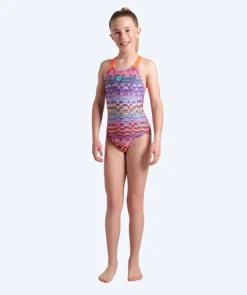 Discount Arena badedragt til piger - Ondulation - Multi/orange