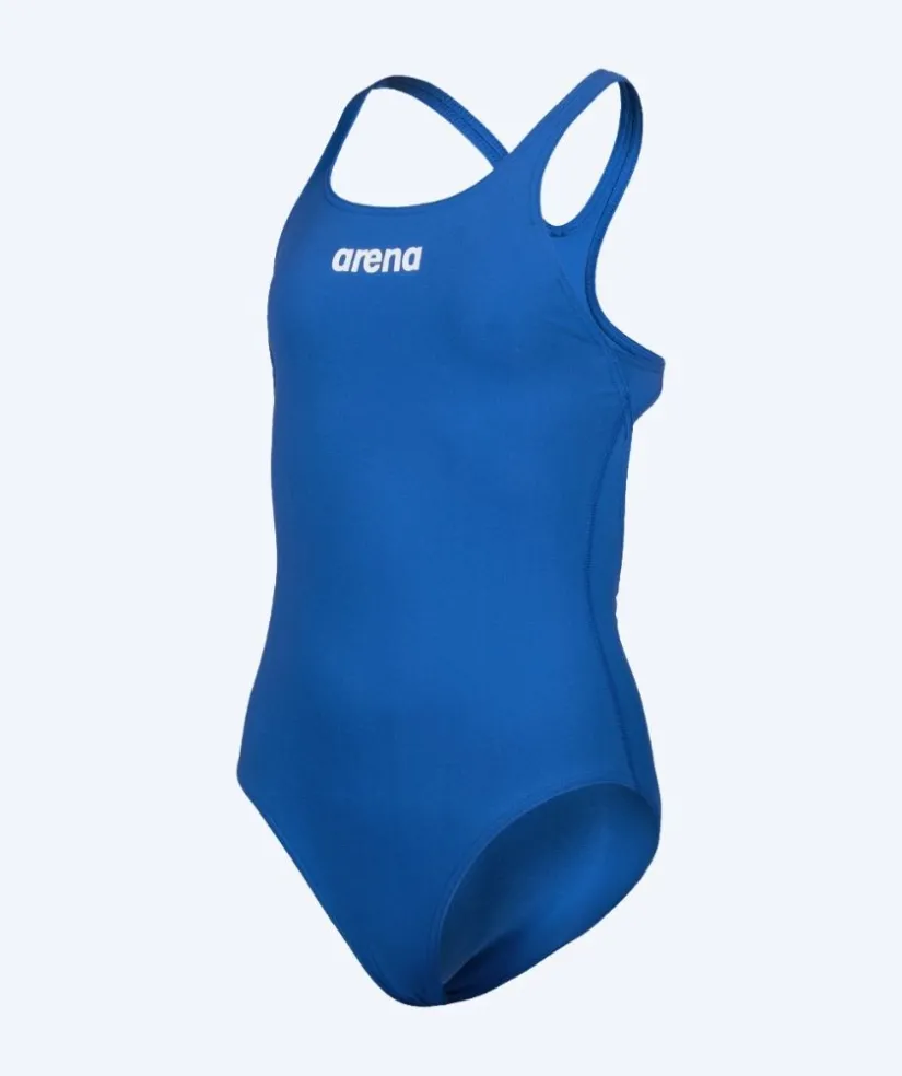 Clearance Arena badedragt til piger - Team Swim Pro Solid - Lyseblå
