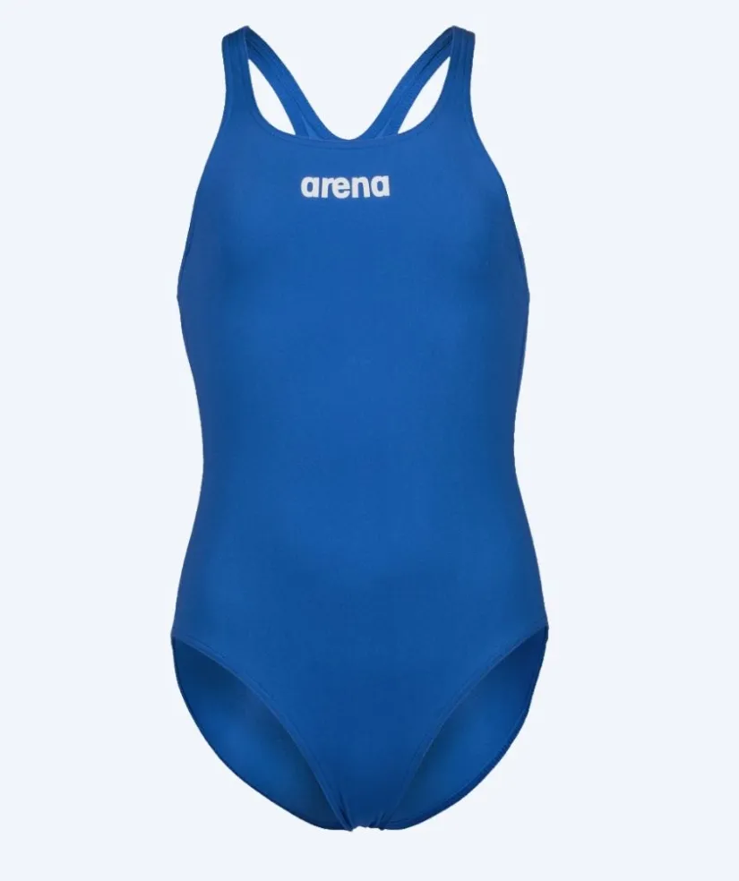 Clearance Arena badedragt til piger - Team Swim Pro Solid - Lyseblå