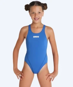 Arena badedragt til piger - Team Swim Tech Solid - Blå