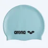 Best Arena badehætte - Classic Silicone - Lyseblå/sort
