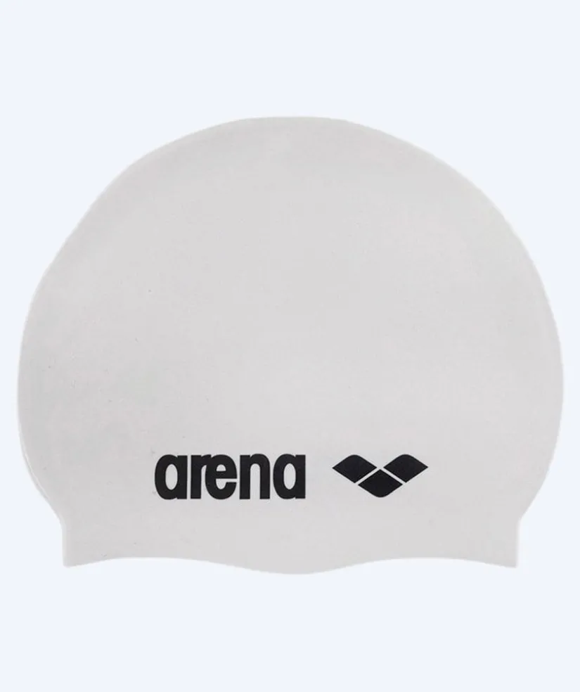 Sale Arena badehætte - Classic Silicone - Hvid/sort