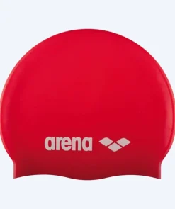 Arena badehætte til junior (6-12) - Classic Silicone - Rød