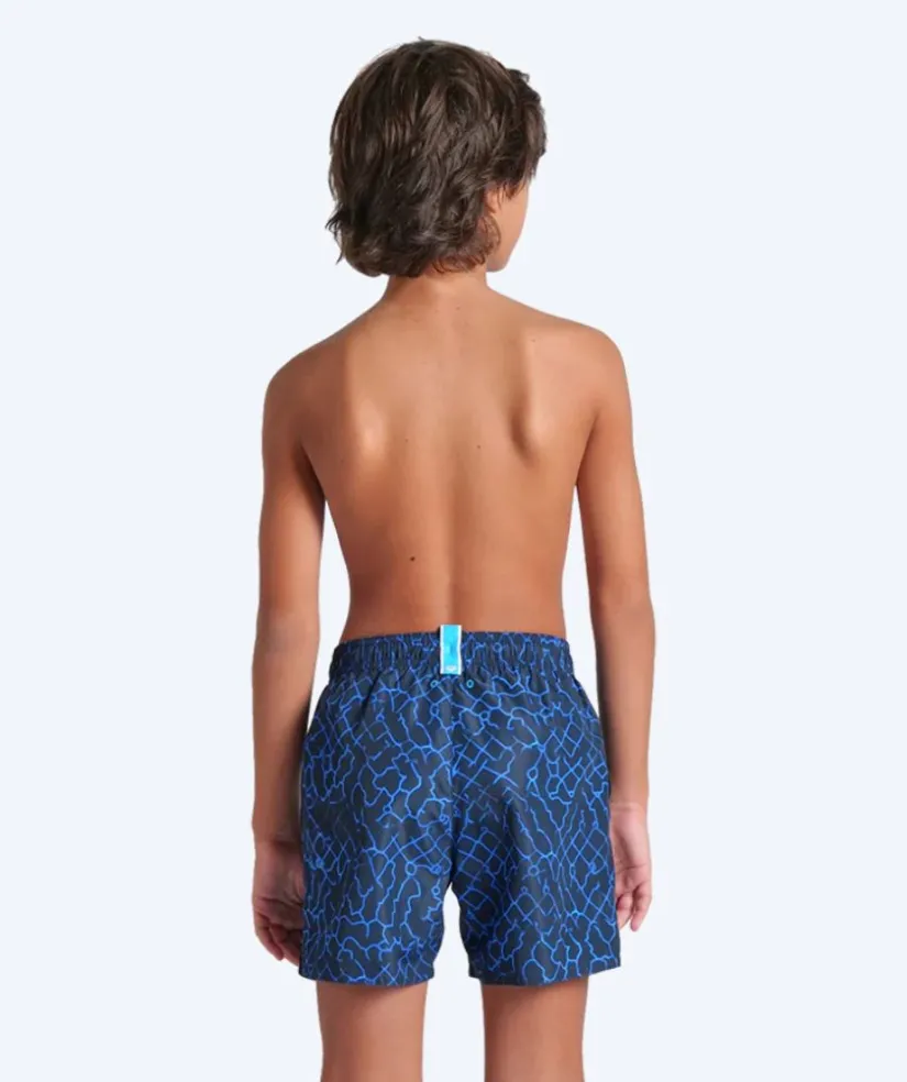 Hot Speedo Arena badeshorts til drenge - Water Prints - Mørkeblå