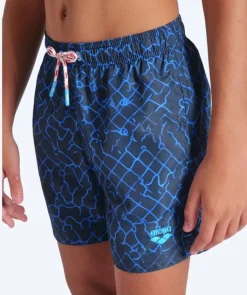 Hot Speedo Arena badeshorts til drenge - Water Prints - Mørkeblå