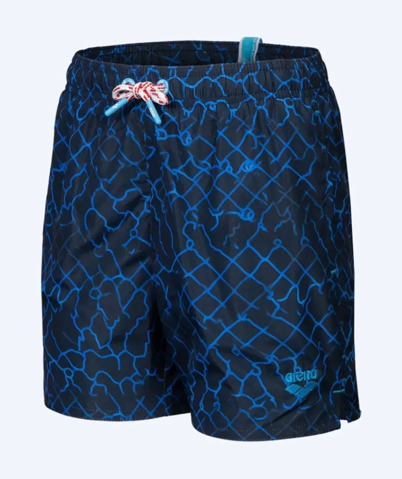 Hot Speedo Arena badeshorts til drenge - Water Prints - Mørkeblå
