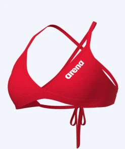 Hot Arena bikini overdel til damer - Solid Tie Back - Rød