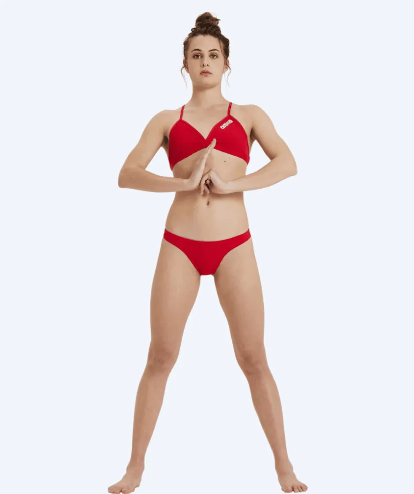 Clearance Arena bikini underdel til damer - Solid Bottom - Rød
