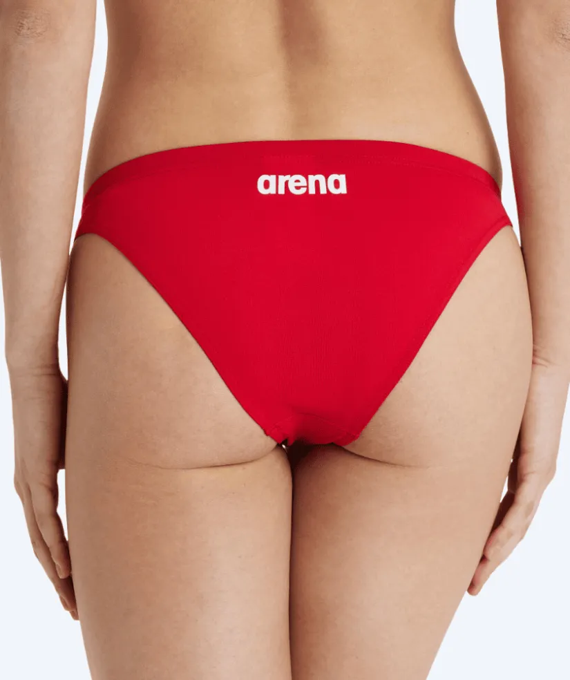 Clearance Arena bikini underdel til damer - Solid Bottom - Rød