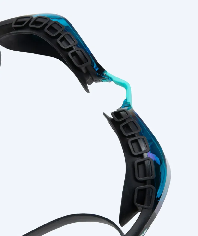 Outlet Arena Elite svømmebriller - Air Sonic Mirror - Sort/turkis