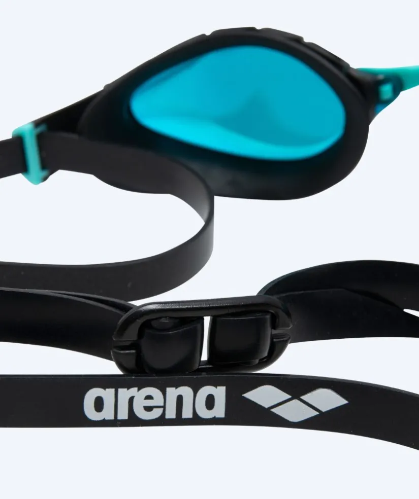 Outlet Arena Elite svømmebriller - Air Sonic Mirror - Sort/turkis