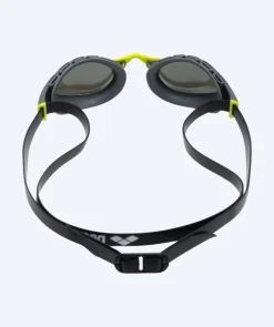 Discount Arena Elite svømmebriller - Air Sonic Mirror - Mørkegrå/gul