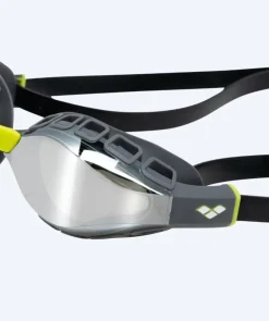 Discount Arena Elite svømmebriller - Air Sonic Mirror - Mørkegrå/gul