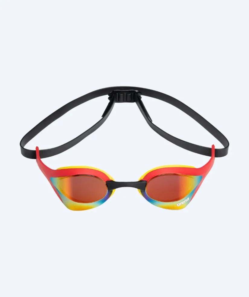 Best Arena Elite svømmebriller - Cobra Ultra SWIPE Mirror - Rød/guld (Limited 2026)