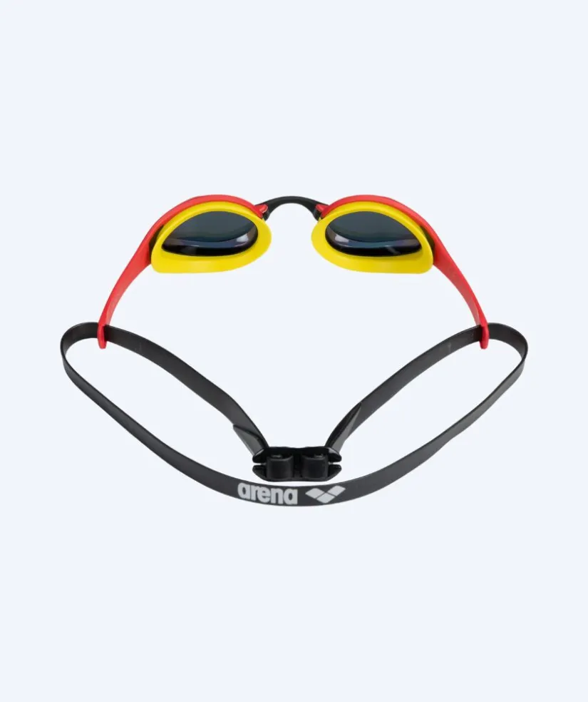 Best Arena Elite svømmebriller - Cobra Ultra SWIPE Mirror - Rød/guld (Limited 2026)