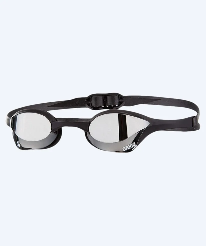 Arena Elite svømmebriller - Cobra Ultra SWIPE Mirror - Sort/sølv