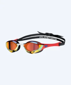 New Arena Elite svømmebriller - Cobra Edge SWIPE Mirror - Rød/guld