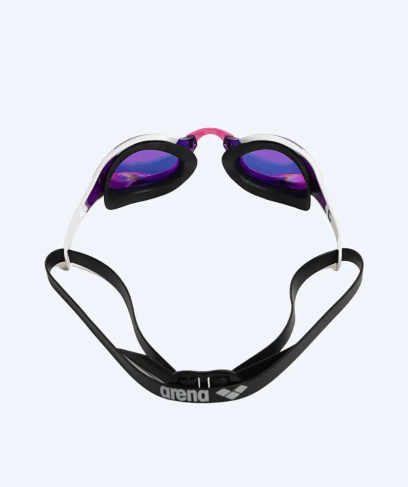 Outlet Arena Elite svømmebriller - Cobra Edge SWIPE Mirror - Hvid/lilla