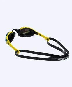 Hot Arena Elite svømmebriller - Cobra Edge SWIPE Mirror - Gul/grøn