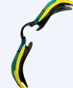 Hot Arena Elite svømmebriller - Cobra Edge SWIPE Mirror - Gul/grøn