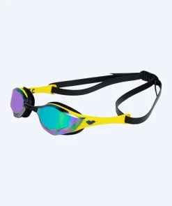 Hot Arena Elite svømmebriller - Cobra Edge SWIPE Mirror - Gul/grøn
